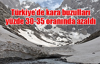 Türkiye’de kara buzulları yüzde 30-35 oranında azaldı
