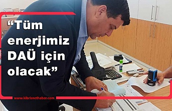 Hasan Kılıç, DAÜ rektör adaylığına başvurusunu yaptı
