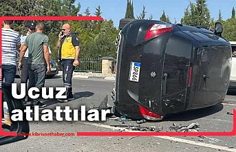 Girne'de çarpışma: 1 kişi yaralandı