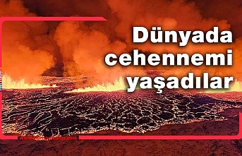 İzlanda'da haftalardır süren depremlerin ardından yanardağ patladı
