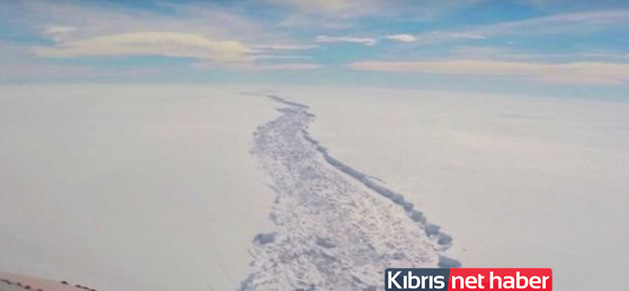 Antarktika'dan Kıbrıs'ın üçte ikisi büyüklüğünde buzdağı koptu...