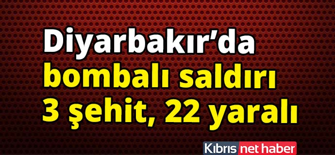 Diyarbakır'da karakola bombalı araçla saldırı!..