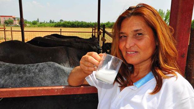 Kadın girişimciden internetten eşek sütü satışı