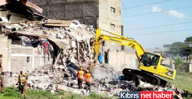 Kenya'da 5 katlı bina çöktü