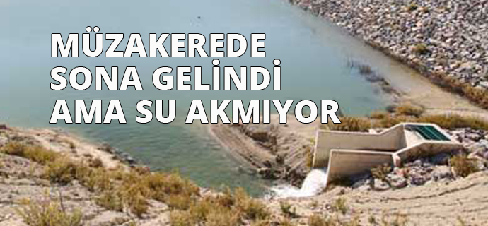 Türkiye'den gelen su kesildi