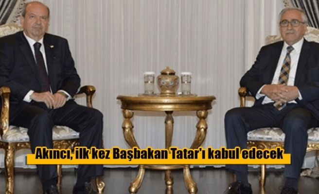 Akıncı, ilk kez Başbakan Tatar'ı kabul edecek