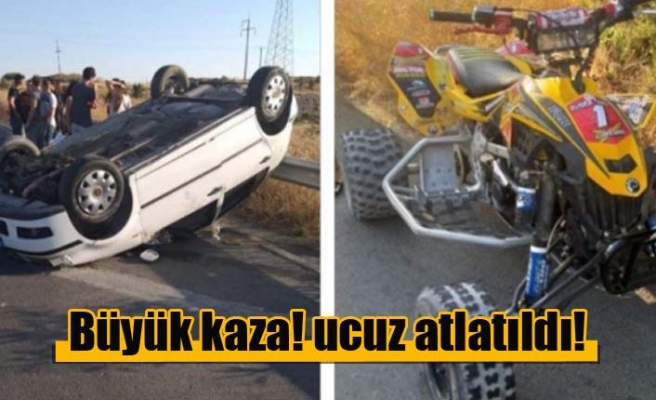 Gönyeli-Boğazköy yolunda kaza