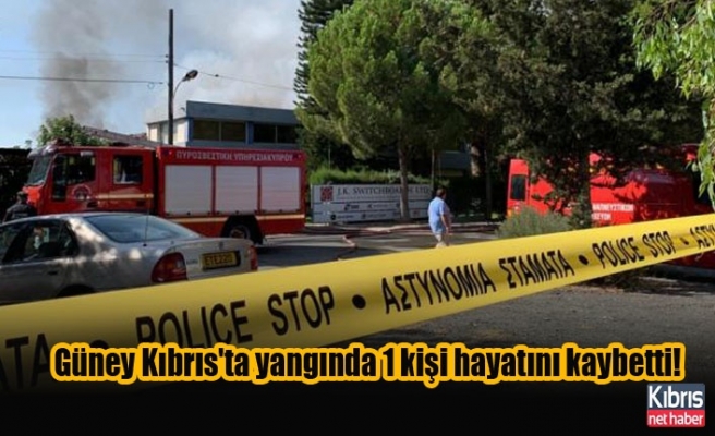 Güney Kıbrıs'ta yangında 1 kişi hayatını kaybetti!