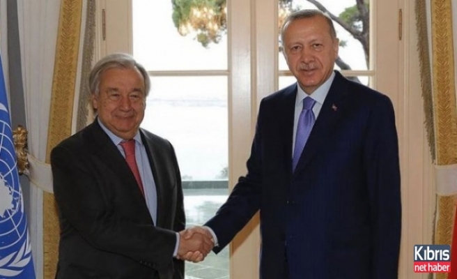 Erdoğan ile Guterres bir araya geldi