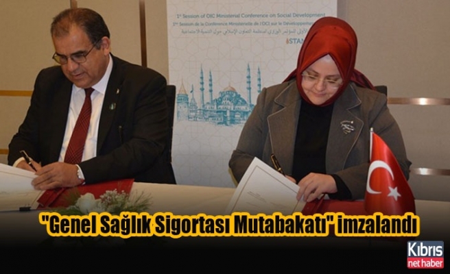KKTC ve Türkiye arasında "Genel Sağlık Sigortası Mutabakatı" imzalandı
