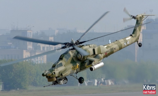 Rusya'da askeri helikopter düştü: 2 ölü