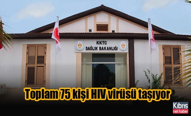 Toplam 75 kişi HIV virüsü taşıyor
