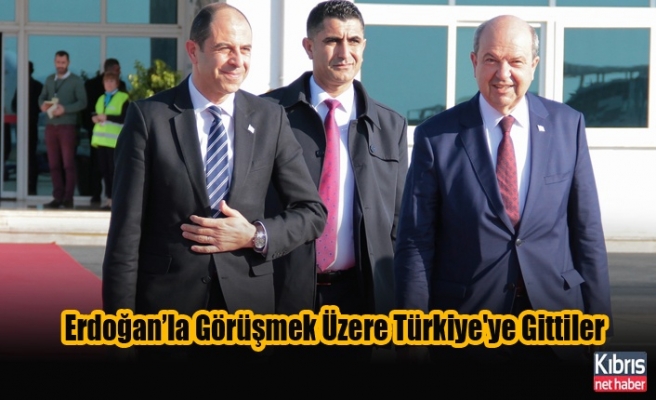 Tatar ve Özersay, Erdoğan’la Görüşmek Üzere Türkiye'ye Gitti