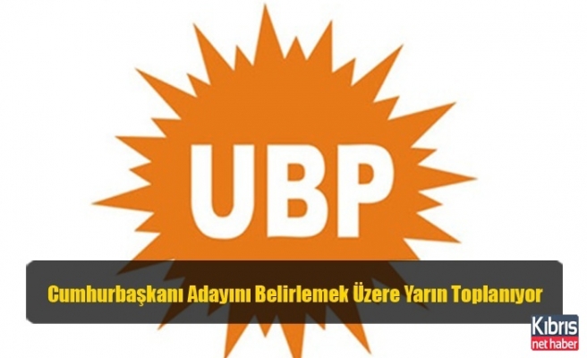 UBP, Cumhurbaşkanı Adayını Belirlemek Üzere Yarın Toplanıyor