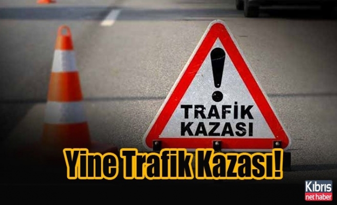 Gönyeli-Kanlıköy yolunda kaza! 2 yaralı