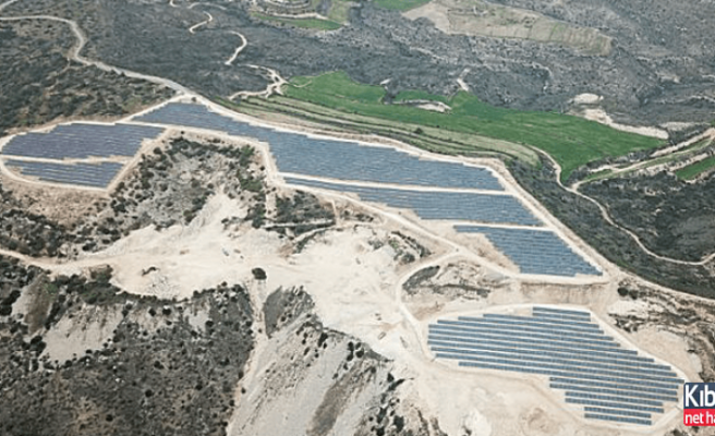 Güney Kıbrıs’ın en büyük güneş parkı faaliyete geçti