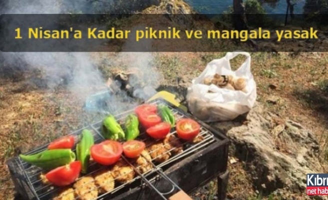 1 Nisan'a Kadar piknik ve mangala yasak