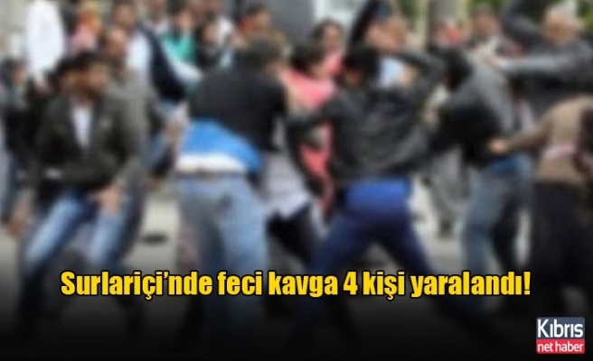 Surlariçi’nde feci kavga 4 kişi yaralandı!