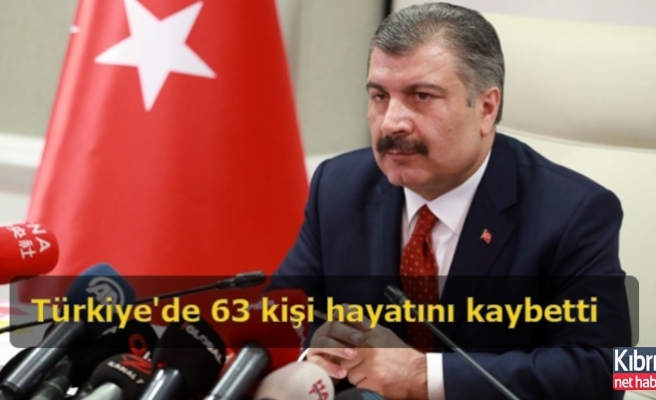 Türkiye'de 63 kişi hayatını kaybetti