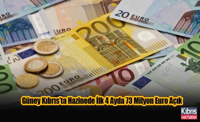 Güney Kıbrıs’ta Hazinede İlk 4 Ayda 73 Milyon Euro Açık