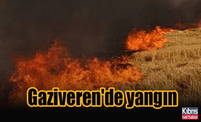 Gaziveren'de yangın