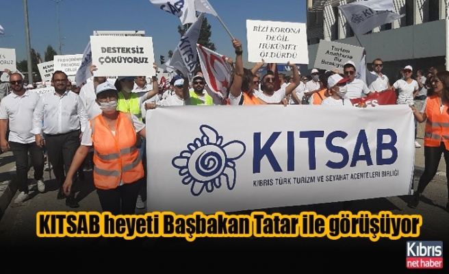KITSAB heyeti Başbakan Tatar ile görüşüyor