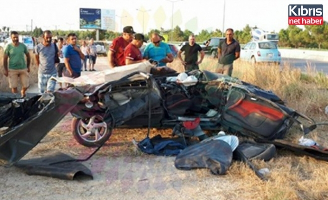 Gazimağusa’da 21 yaşındaki genç kazada yaralandı