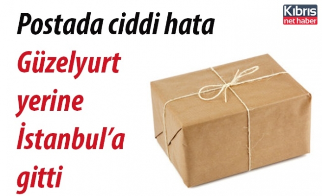 Girne’den Güzelyurt’a gönderilen paket İstanbul’a gitti