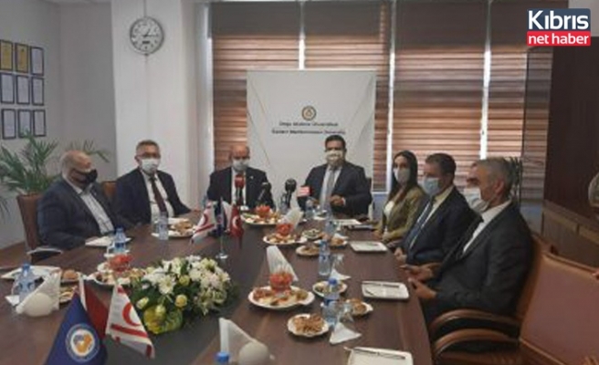 Başbakan Tatar, DAÜ Rektörü Hocanın’ı ziyaret etti