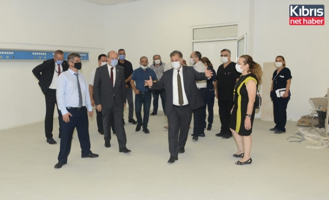 Başbakan Tatar ve Sağlık Bakanı Pilli Lefkoşa devlet hastanesini ziyaret etti