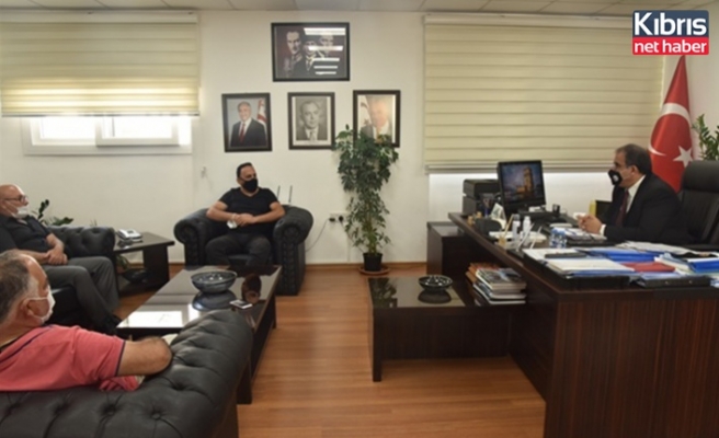 Sucuoğlu, Kıbrıs Türk Toplu Taşımacılar Birliği Temsilcileri ile görüştü
