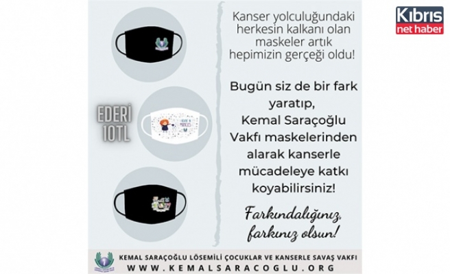 Kemal Saraçoğlu Vakfı satış listesine koruyucu maskei de ekledi