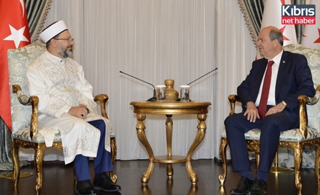 Tatar, Diyanet İşleri Başkanı Ali Erbaş’ı Kabul Etti