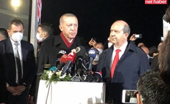 Erdoğan, Maraş'ta açıklama yaptı...  Buranın gerçek sahipleri bellidir ve şimdi burası gerçek sahiplerine kavuşacağı günü beklemektedir