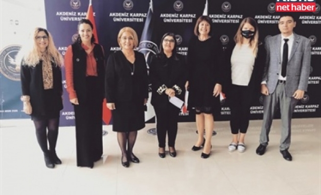 Kadın girişimciler Akdeniz Karpaz üniversitesi'ndeydi