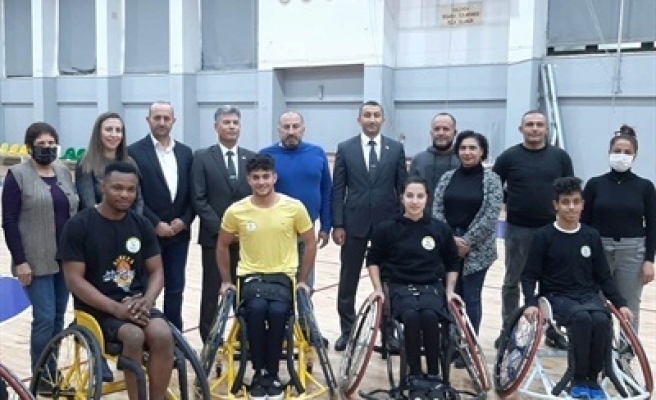 Sivil savunma teşkilatı başkanlığı Aspelya engelliler spor kulübünü ziyaret etti