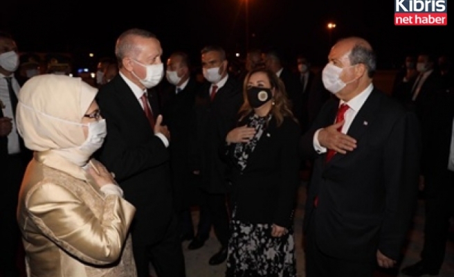 Türkiye Cumhurbaşkanı Erdoğan adadan ayrıldı