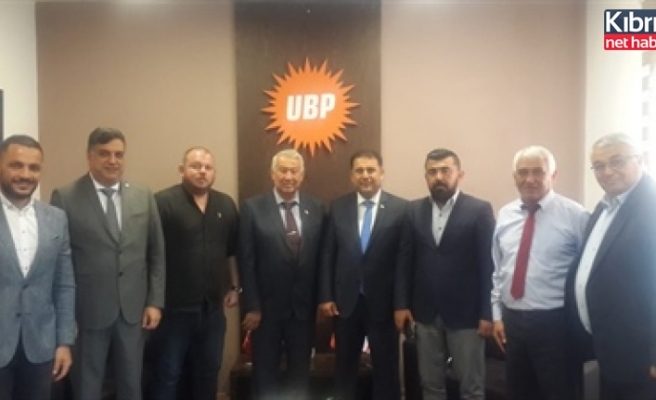 UBP'li Belediye başkanlarından Saner'e destek