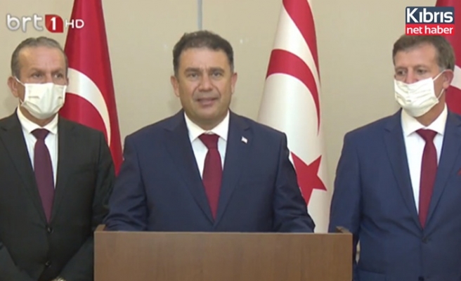 Başbakan Saner, ülkeye dönüşünde Ankara temaslarını değerlendirdi