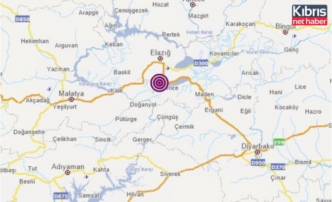 Elazığ'ın Sivrice ilçesinde 4,1 büyüklüğünde deprem