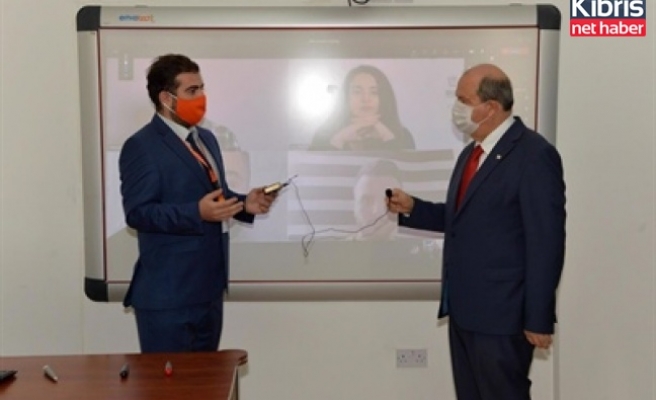 Tatar, Kıbrıs İlim Üniversitesi'ni ziyaret etti