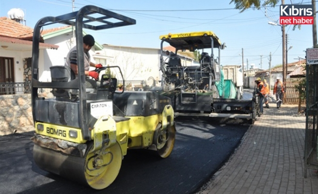 Aydınköy’de asfaltlama çalışmaları başladı