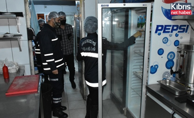 Girne Belediyesi gıda denetimleri ve covıd-19 kontrollerine devam ediyor