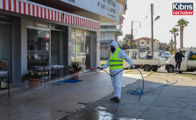 İskele Belediyesi, dezenfekte çalışmalarını iki katına çıkardı