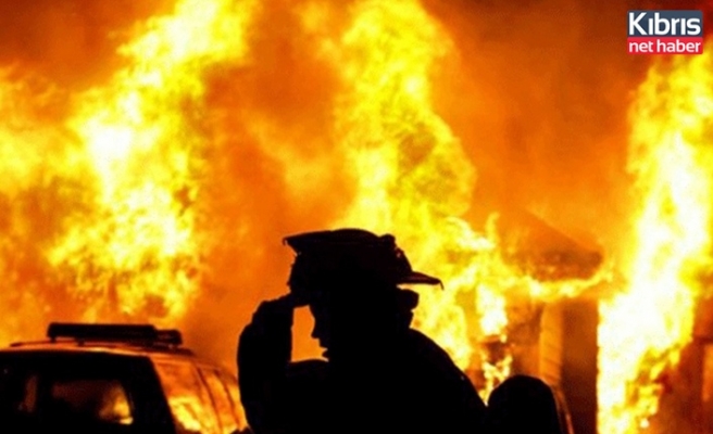 Lapta'da ve kanlıköy'de şofbenden yangınçıktı