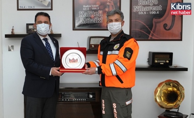 Başbakan Ersan Saner, Sivil Savunma Teşkilatı başkanlığı’nı ziyaret etti