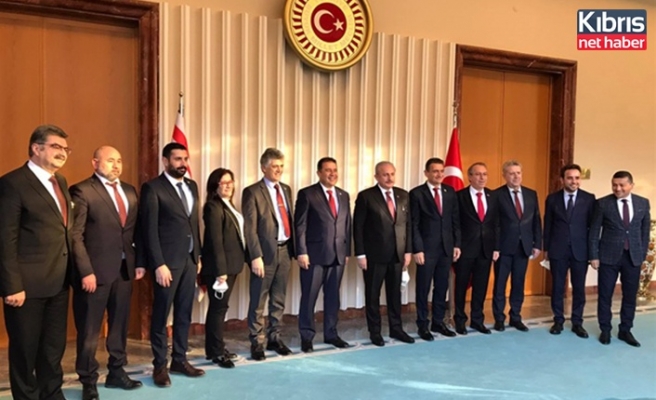 Başbakan Saner, TBMM Başkanı Şentop’a nezaket ziyaretinde bulundu