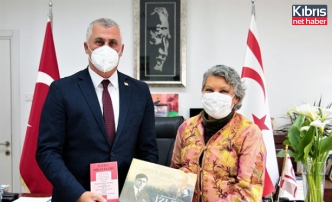 Amcaoğlu, Yazar Sevil Emirzade’yi Kabul Etti