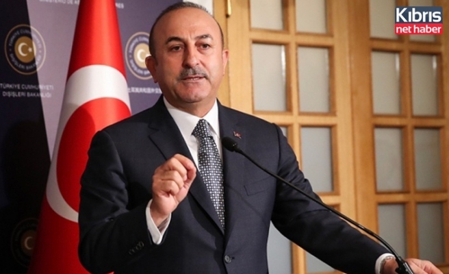 Çavuşoğlu, Kıbrıs Türk tarafının egemen eşitlik önerisine tam destek verdiklerini belirtti