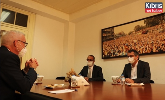 Erhürman, Almanya’nın Kıbrıs Büyükelçisi Kremp’i kabul etti